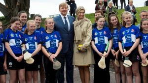 Dutch Royal Family and Sarsfield Camogie